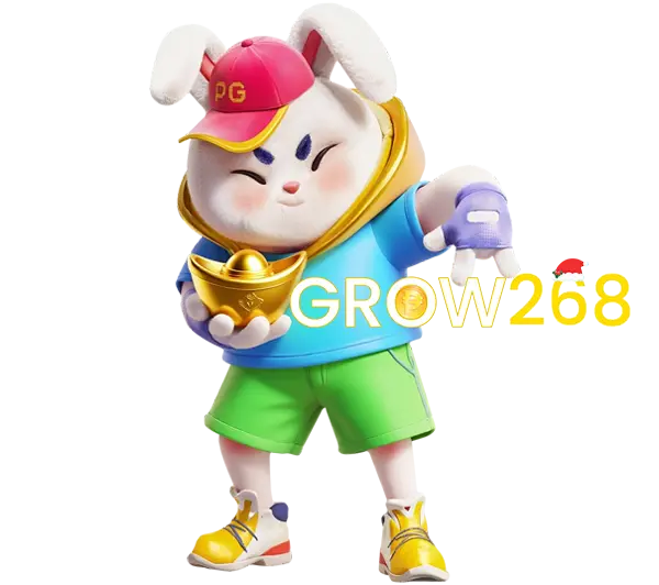 GROW268 มาสคอตฮีโร่หน้าบทความ ดีไซน์สดใส สำหรับเว็บไซต์คาสิโนออนไลน์